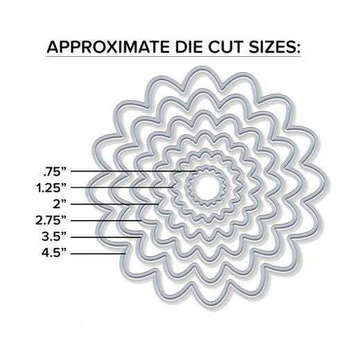 Sizzix - Big Shot Machine Die Cutting Bundle - Nested Flowers
