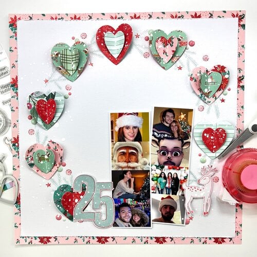 Scrapbook.com - Decorative Die Set - Nested Hearts 8 Scrapbook.com - Decorative Die Set - Nested Hearts