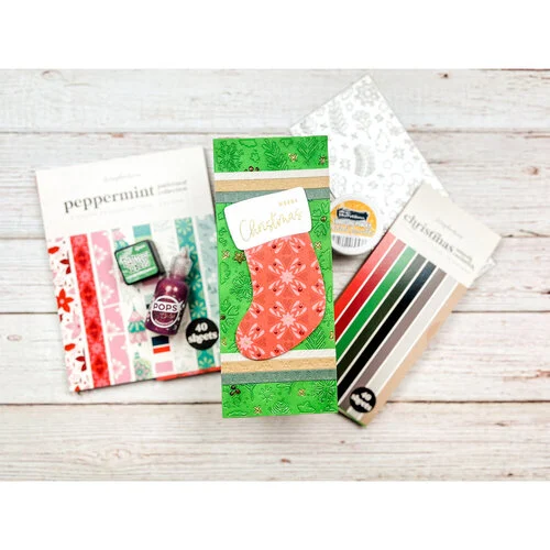 Scrapbook.com - Decorative Die Set - Nested Stockings