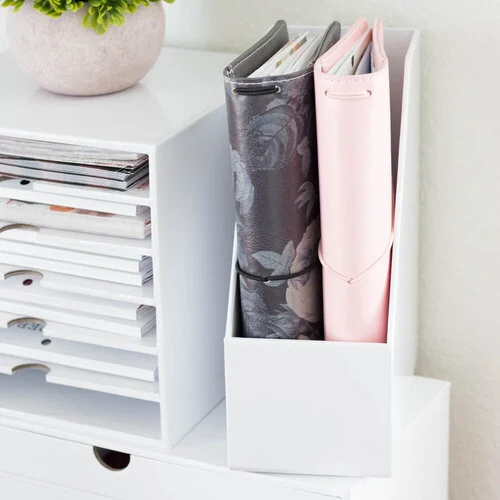 Scrapbook.com - Craft Room Basics - 6x8 Paper Pad Holder - White 10 Scrapbook.com - Craft Room Basics - 6x8 Paper Pad Holder - White