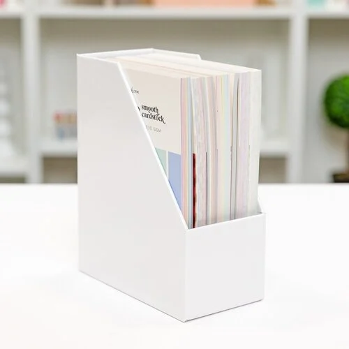Scrapbook.com - Craft Room Basics - 6x8 Paper Pad Holder - White 5 Scrapbook.com - Craft Room Basics - 6x8 Paper Pad Holder - White