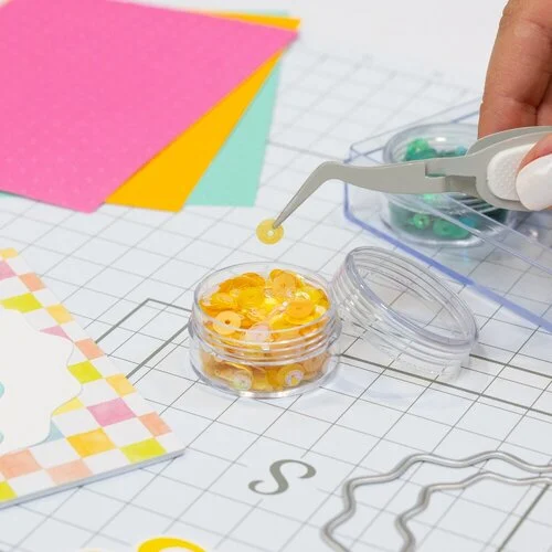 Scrapbook.com - Embellishment Jars - 12 Pieces with Storage Case - Mini 7 Scrapbook.com - Embellishment Jars - 12 Pieces with Storage Case - Mini