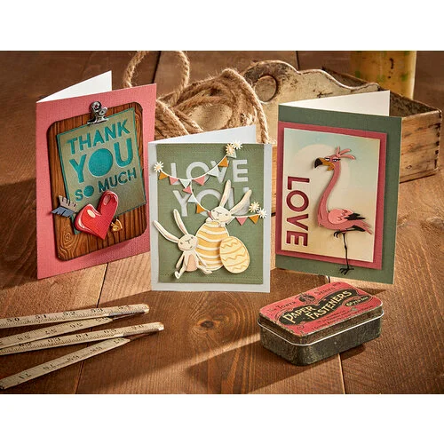 Sizzix - Tim Holtz - Thinlits Dies - Bunny Games