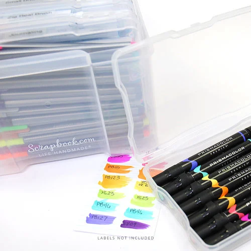 Scrapbook.com - Clear Craft Storage Boxes - 5x7 - 7 Piece Set