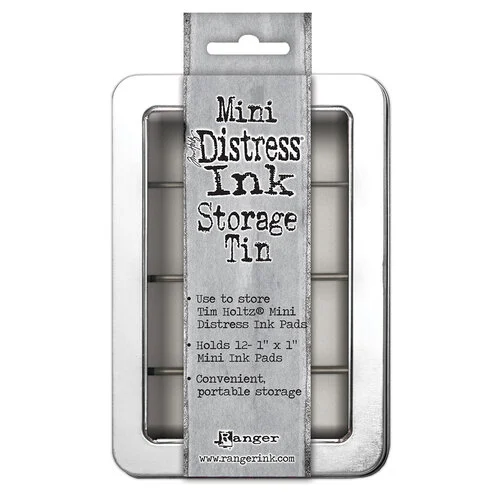 Ranger Ink - Tim Holtz - Distress Ink Pad - Storage Tin - Mini 1 Ranger Ink - Tim Holtz - Distress Ink Pad - Storage Tin - Mini