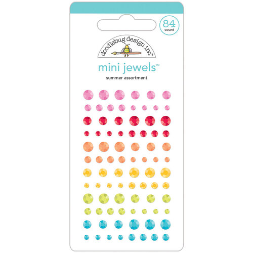 Doodlebug Design - Seaside Summer Collection - Mini Jewels - Summer Assortment