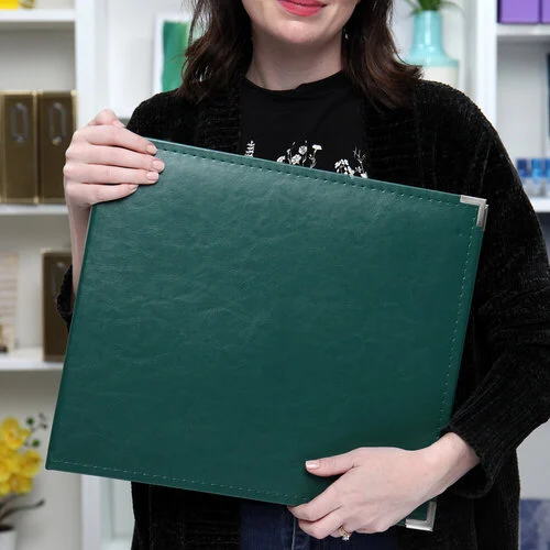 Scrapbook.com - 12x12 Three Ring Album - Forest Green