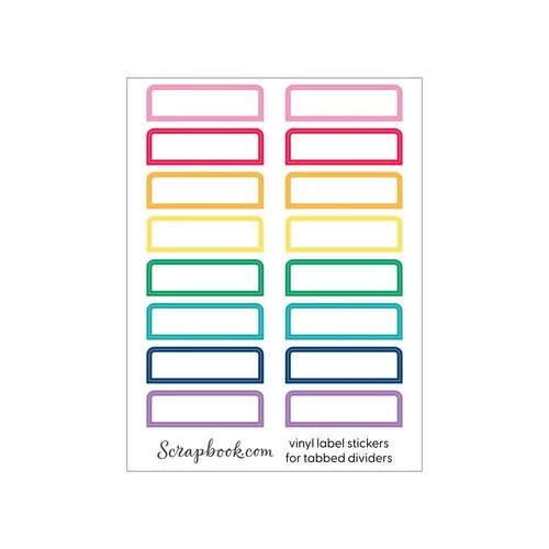 Scrapbook.com - Craft Room Basics - Pocket Cards Organizer - with Tabbed Dividers - White 6 Scrapbook.com - Craft Room Basics - Pocket Cards Organizer - with Tabbed Dividers - White