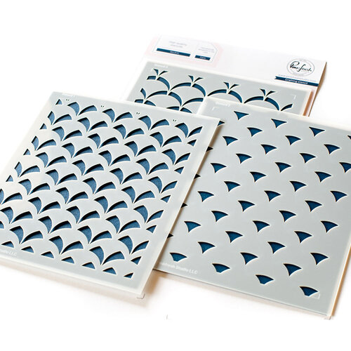 Pinkfresh Studio - Layering Stencils - Geo Arch 1 Pinkfresh Studio - Layering Stencils - Geo Arch