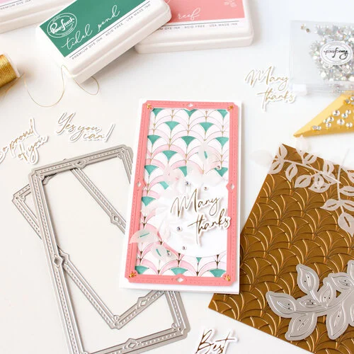 Pinkfresh Studio - Layering Stencils - Geo Arch 4 Pinkfresh Studio - Layering Stencils - Geo Arch