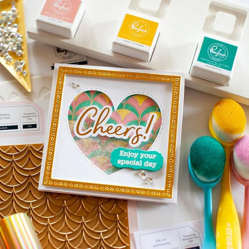 Pinkfresh Studio - Layering Stencils - Geo Arch 5 Pinkfresh Studio - Layering Stencils - Geo Arch