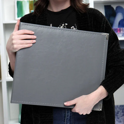 Scrapbook.com - 12x12 Three Ring Album - Charcoal Gray