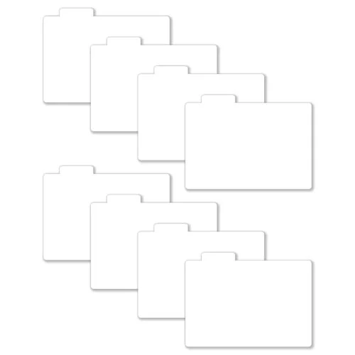 Scrapbook.com - Tabbed Dividers with Labels - 4x6 - White - 8 Piece Set 1 Scrapbook.com - Tabbed Dividers with Labels - 4x6 - White - 8 Piece Set