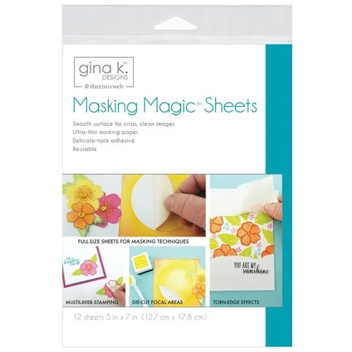 Gina K Designs - Masking Magic Sheets - 5 x 7 1 Gina K Designs - Masking Magic Sheets - 5 x 7