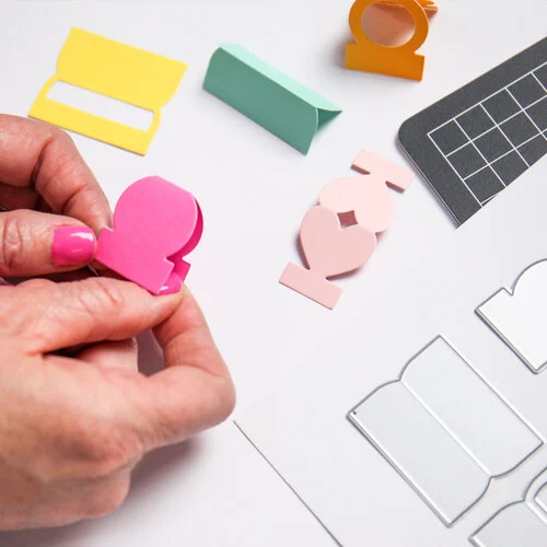Scrapbook.com - Decorative Die Set - Large Tab Dies