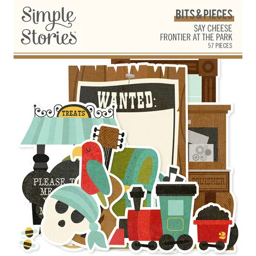Simple Stories - Say Cheese Frontier At the Park Collection - Ephemera - Bits and Pieces 3 Simple Stories - Say Cheese Frontier At the Park Collection - Ephemera - Bits and Pieces