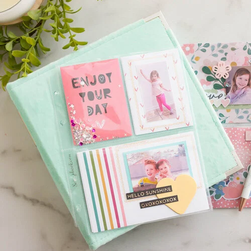 Scrapbook.com - 6x8 Two Ring Album - Plush - Mint 8 Scrapbook.com - 6x8 Two Ring Album - Plush - Mint