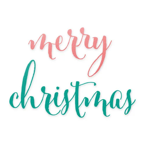 Scrapbook.com - Decorative Die Set - Merry Christmas Sentiments 1 Scrapbook.com - Decorative Die Set - Merry Christmas Sentiments