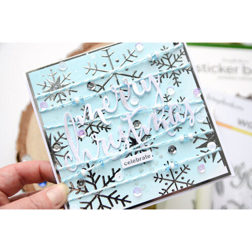 Scrapbook.com - Decorative Die Set - Merry Christmas Sentiments 4 Scrapbook.com - Decorative Die Set - Merry Christmas Sentiments
