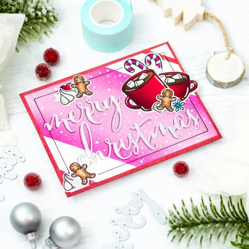 Scrapbook.com - Decorative Die Set - Merry Christmas Sentiments 6 Scrapbook.com - Decorative Die Set - Merry Christmas Sentiments