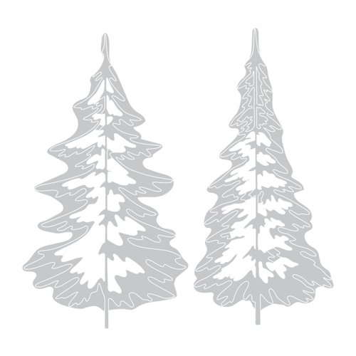 Sizzix - Tim Holtz - Alterations Collection - Christmas - Thinlits Dies - Woodlands