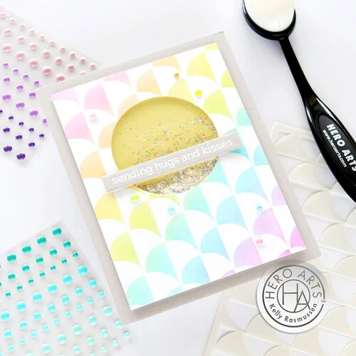 Hero Arts - Die and Clear Photopolymer Stamp Set - Message Strips 6 Hero Arts - Die and Clear Photopolymer Stamp Set - Message Strips