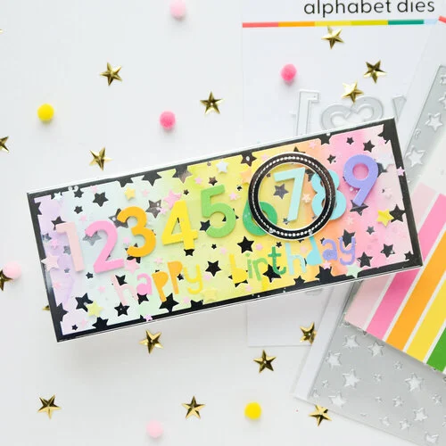 Scrapbook.com - Decorative Die Set - Bold Basic Numbers and Characters 4 Scrapbook.com - Decorative Die Set - Bold Basic Numbers and Characters