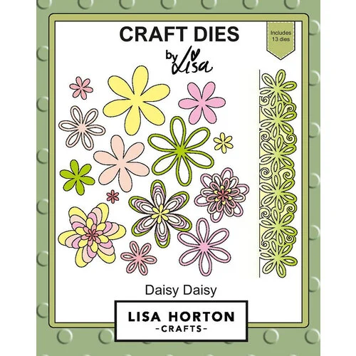 Lisa Horton Crafts - Dies - Daisy Daisy 1 Lisa Horton Crafts - Dies - Daisy Daisy