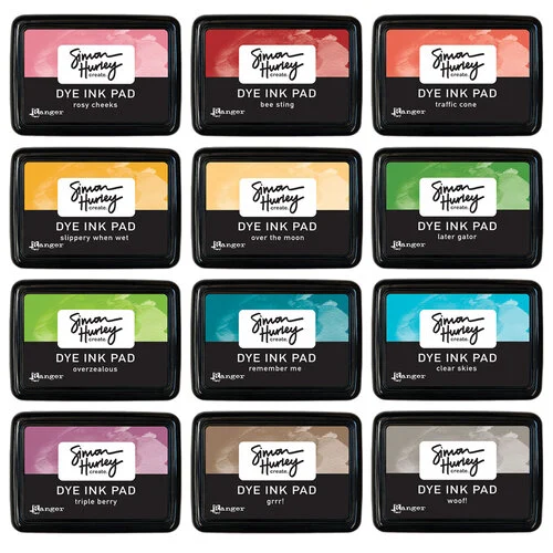 Ranger Ink - Simon Hurley - Dye Ink Pad - Bundle One 1 Ranger Ink - Simon Hurley - Dye Ink Pad - Bundle One