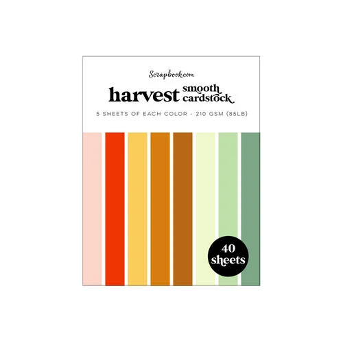 Scrapbook.com - Harvest - Smooth Cardstock Paper Pad - A2 - 4.25 x 5.5 - 40 Sheets 1 Scrapbook.com - Harvest - Smooth Cardstock Paper Pad - A2 - 4.25 x 5.5 - 40 Sheets