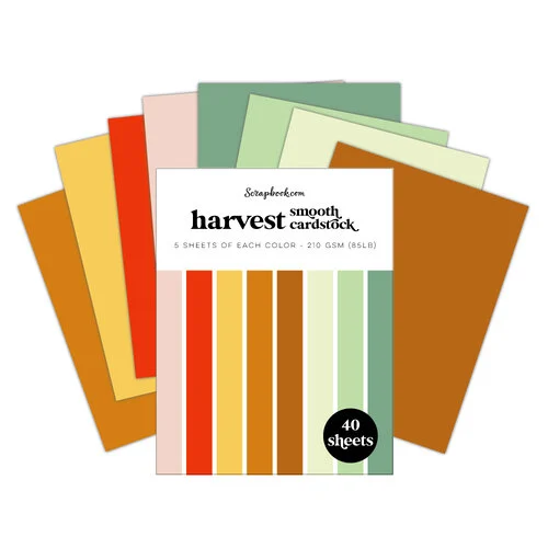 Scrapbook.com - Harvest - Smooth Cardstock Paper Pad - A2 - 4.25 x 5.5 - 40 Sheets 2 Scrapbook.com - Harvest - Smooth Cardstock Paper Pad - A2 - 4.25 x 5.5 - 40 Sheets