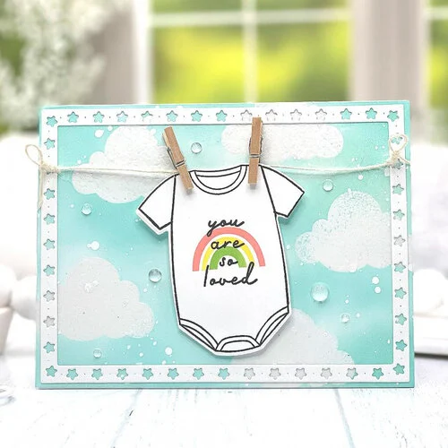 Papertrey Ink - Metal Dies - Border Bling - Skinny Star Frames 3 Papertrey Ink - Metal Dies - Border Bling - Skinny Star Frames