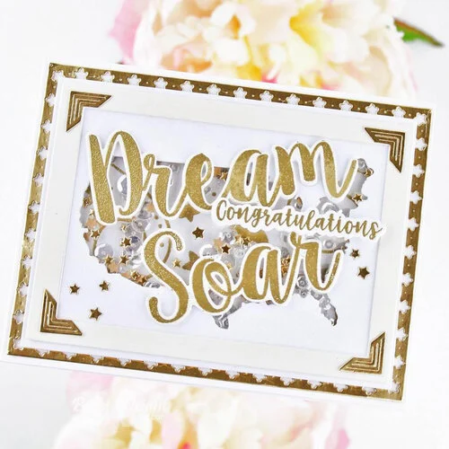 Papertrey Ink - Metal Dies - Border Bling - Skinny Star Frames 6 Papertrey Ink - Metal Dies - Border Bling - Skinny Star Frames