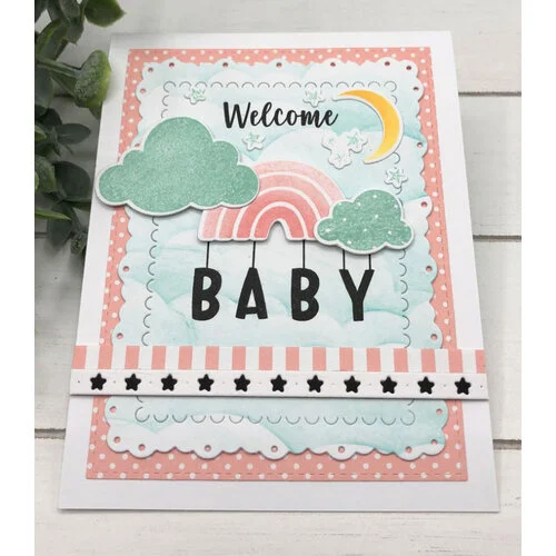 Papertrey Ink - Metal Dies - Border Bling - Skinny Star Frames 7 Papertrey Ink - Metal Dies - Border Bling - Skinny Star Frames
