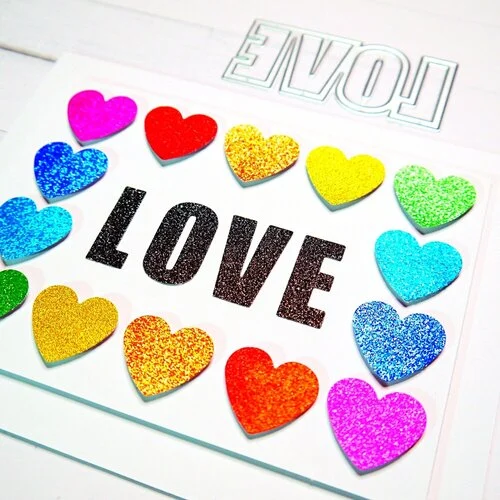 Scrapbook.com - Rainbow - Glitter Paper Pad - A2 - 4.25 x 5.5 - 40 Sheets 7 Scrapbook.com - Rainbow - Glitter Paper Pad - A2 - 4.25 x 5.5 - 40 Sheets