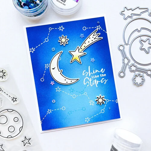 Catherine Pooler Designs - Under The Stars Collection - Sequin Mix - Oslo
