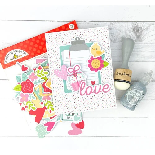 Scrapbook.com - Pops of Color - Glitter - Silver - 1oz