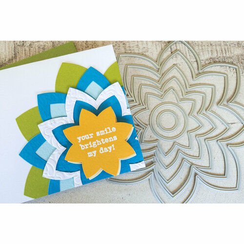 Scrapbook.com - Decorative Die Set - Nested Spring Flowers 8 Scrapbook.com - Decorative Die Set - Nested Spring Flowers