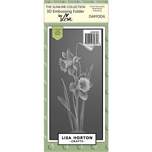 Lisa Horton Crafts - 3D Embossing Folder with Coordinating Dies - Daffodil