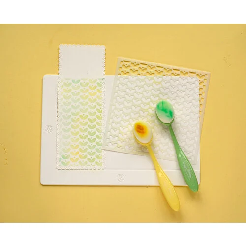 Waffle Flower Crafts - Mini Stencil Mat 4 Waffle Flower Crafts - Mini Stencil Mat