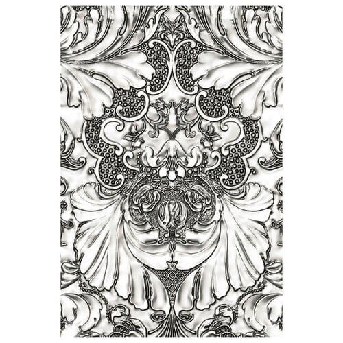 Sizzix - Tim Holtz - 3D Texture Fades - Embossing Folder - Damask 2 Sizzix - Tim Holtz - 3D Texture Fades - Embossing Folder - Damask