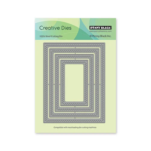 Penny Black - Home For Christmas Collection - Creative Dies - Zig-Zag Stackers 1 Penny Black - Home For Christmas Collection - Creative Dies - Zig-Zag Stackers