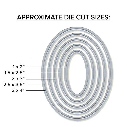 Spellbinders - Platinum 6 Die Cutting Machine - Nested Ovals Bundle 7 Spellbinders - Platinum 6 Die Cutting Machine - Nested Ovals Bundle