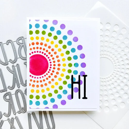 Catherine Pooler Designs - Simple Accents Bundle - Stencils - Circle Burst 3 Catherine Pooler Designs - Simple Accents Bundle - Stencils - Circle Burst