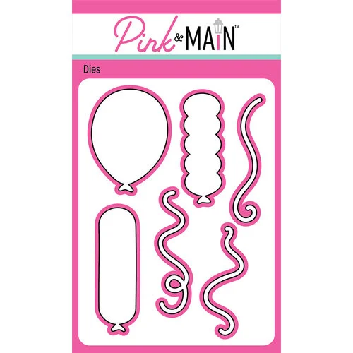 Pink and Main - Dies - Fun Balloons 1 Pink and Main - Dies - Fun Balloons