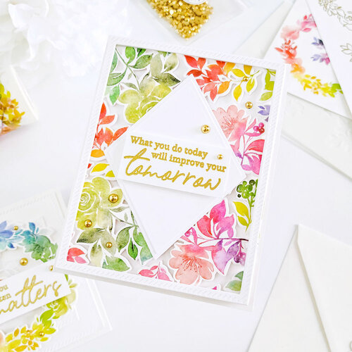 Pinkfresh Studio - Washi Tape - Rainbow Floral 5 Pinkfresh Studio - Washi Tape - Rainbow Floral