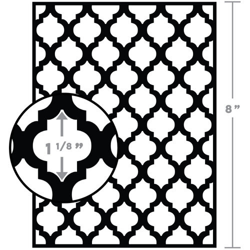 Scrapbook.com - Stencils - Moroccan Tile - 6x8 2 Scrapbook.com - Stencils - Moroccan Tile - 6x8