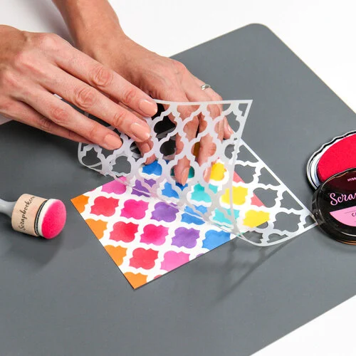 Scrapbook.com - Stencils - Moroccan Tile - 6x8 3 Scrapbook.com - Stencils - Moroccan Tile - 6x8
