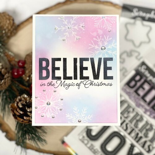 Scrapbook.com - Clear Photopolymer Stamp Set - Big and Bold Christmas Bundle