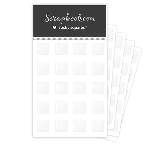 Scrapbook.com - Sticky Squares - Large - 100 Pack 1 Scrapbook.com - Sticky Squares - Large - 100 Pack